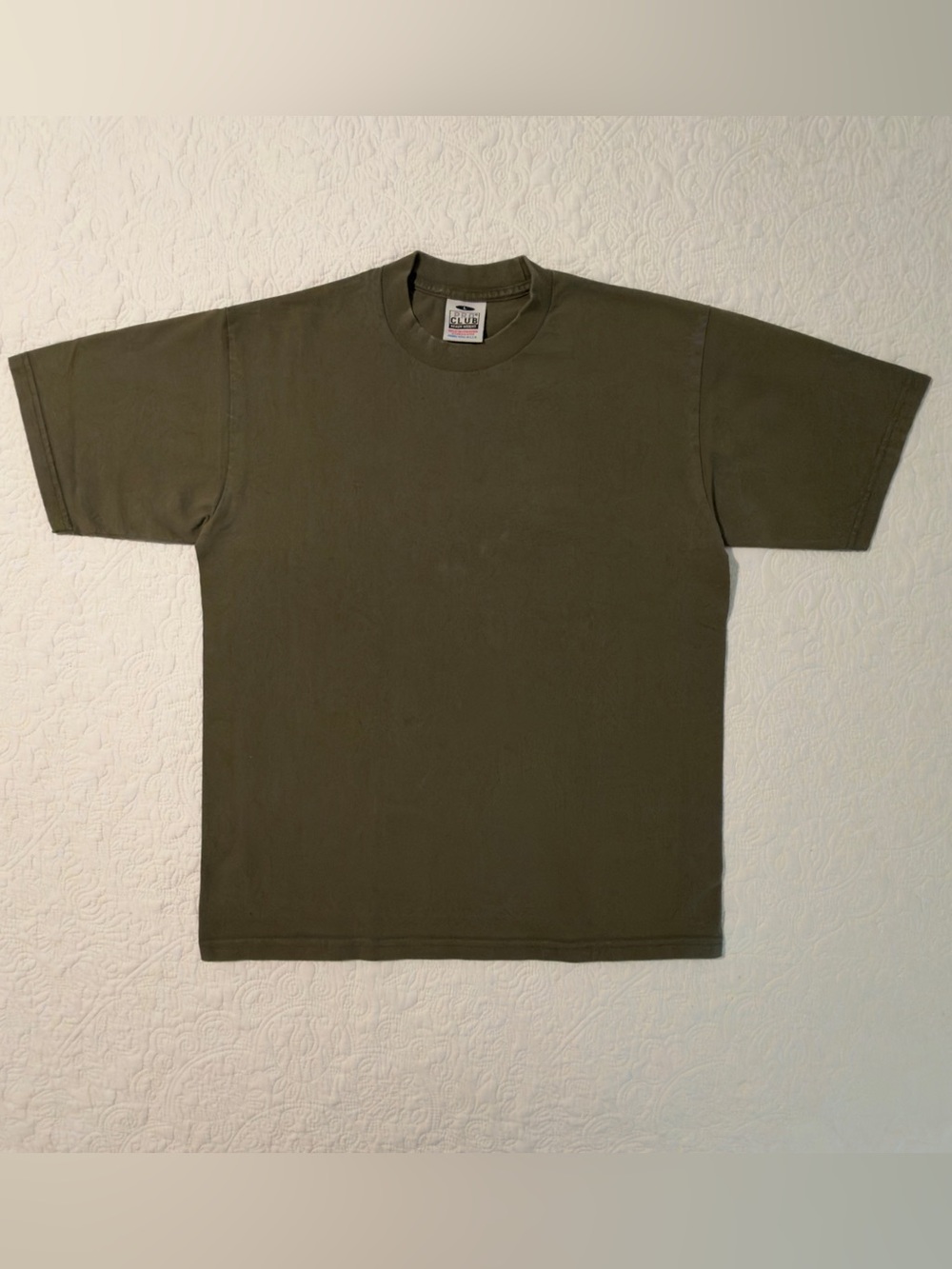 Pro Club | Heavyweight Short Sleeve T-Shirt | Olive Green | Size Large
